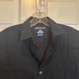Van Heusen Black Casual Button Down Shirt